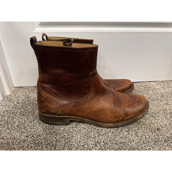 Frye Mens Bowery Chelsea Boots Brown Size 12 - Picture 2 of 7